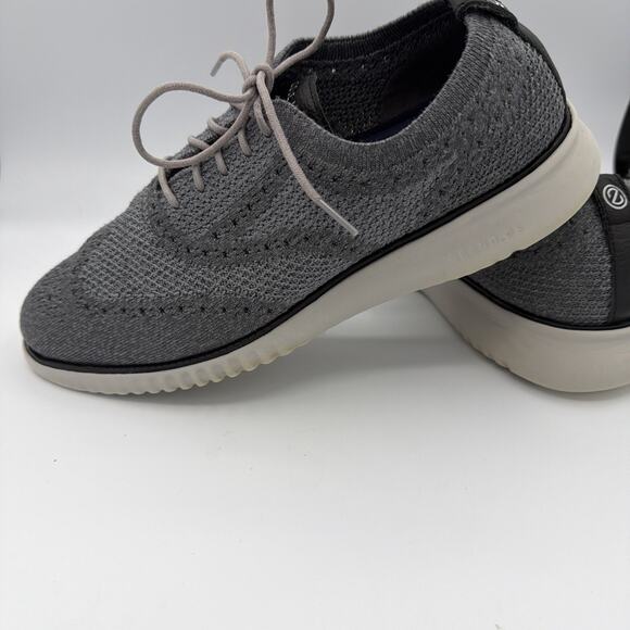Cole Haan Shoes Mens Size 910 Oxford Zerogrand Grand.OS Knit Lightweight Gray - Picture 7 of 13